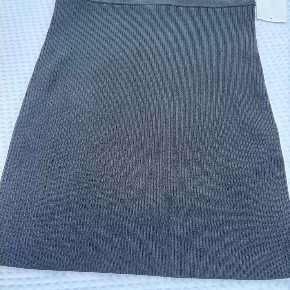 Reid’s Elegant Black Ribbed Pencil Skirt Size XS NWT